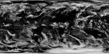 NASA's cloud coverage texture